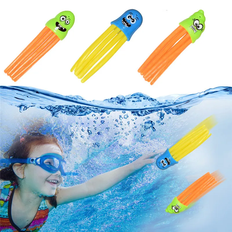 3 шт. Осьминог бассейн Дайвинг игрушки для детей дайвинга забавные Игрушки ванны