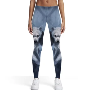 Женские леггинсы с принтом KYKU, повседневные облегающие леггинсы с принтом животных, из спандекса, лето 2019