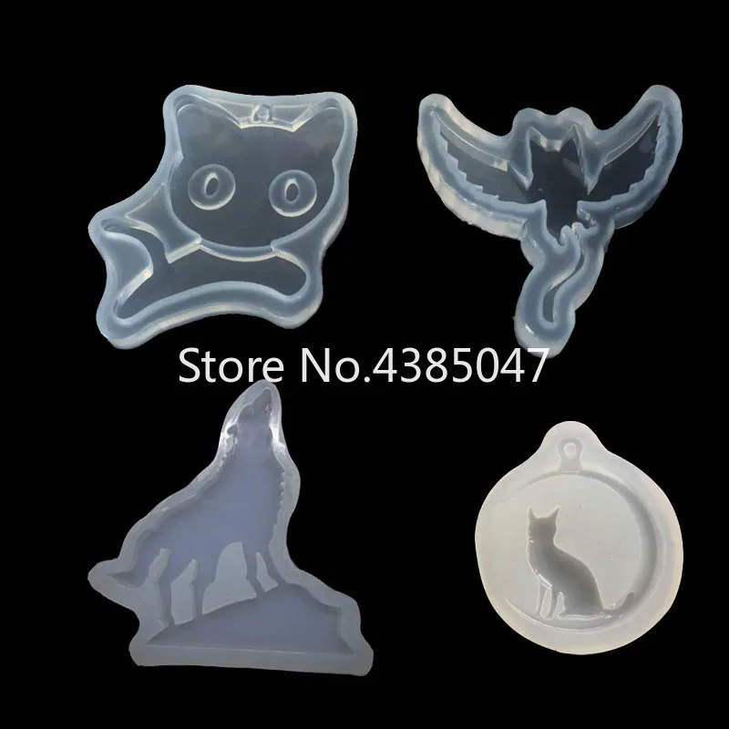 1 шт. кота совы Волк ожерелье с подвеской лиса из самодельный силиконовые