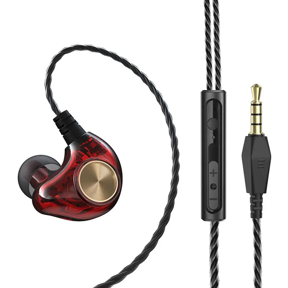 K1 6D 4 х ядерный двойной подвижная катушка 3 5 мм наушники вкладыши HiFi проводные