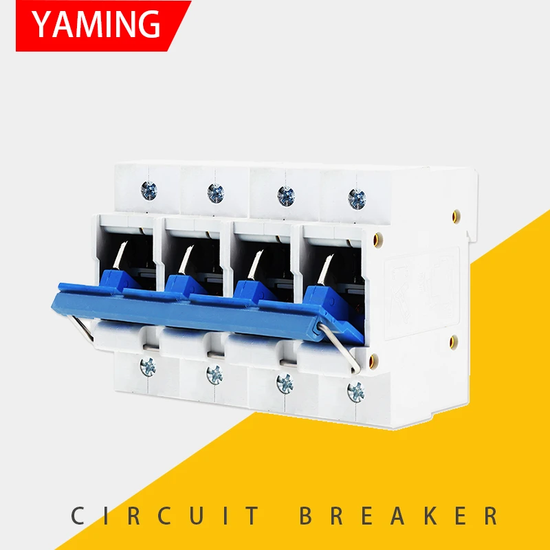 

100A Circuit Breaker DIN Rail Mounting Isolating Switch 4P Knife Type 35mm Guide 230/660V