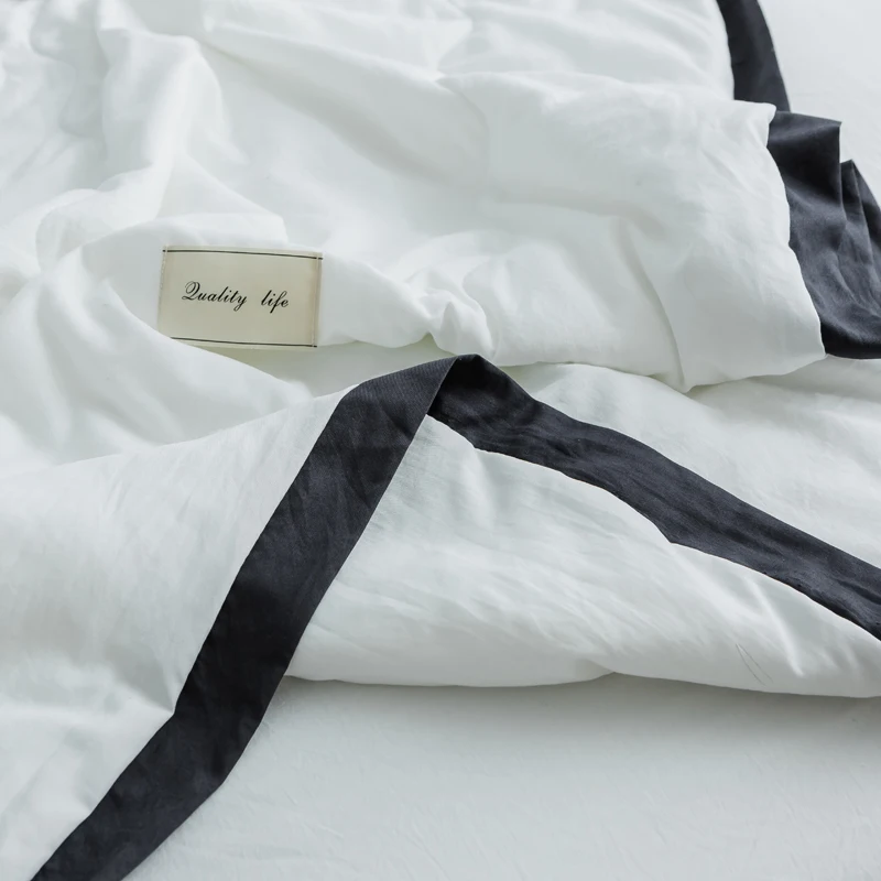 Новинка 2019 постельное белье однотонное белое тонкое летнее одеяло одеяла мягкое