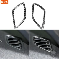 for bmw z4 e89 2009 2016 black carbon fiber stickers demister air vent outlet frame cover protection interiors car accessories