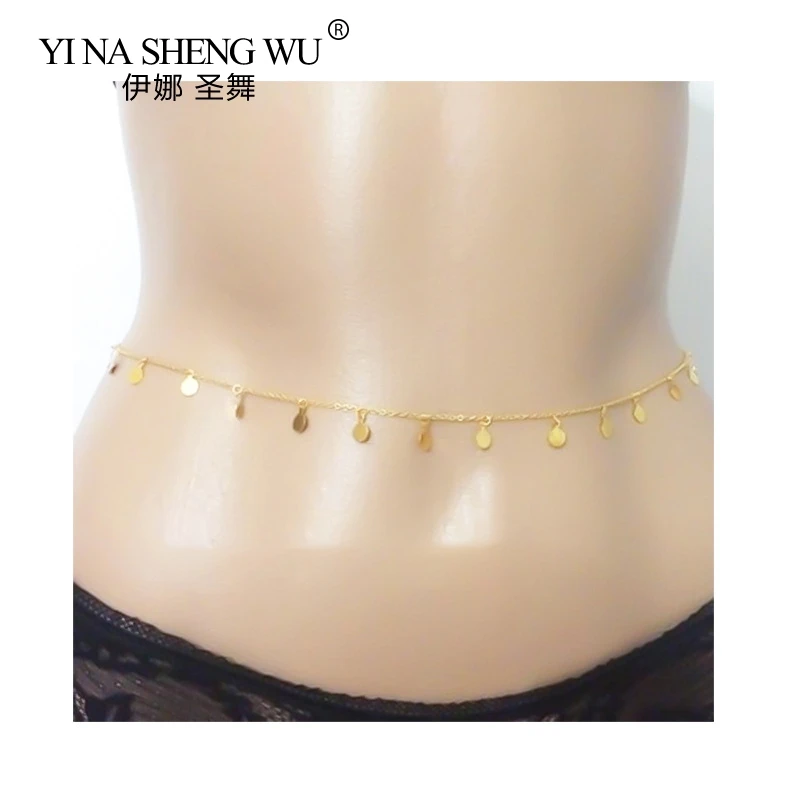 

Bohemia Fashion Sexy chains Goldr Colour Sequins Layer Bead Belly Dance Waist Chain For Women Summer Body Chain Ornament Jewelry