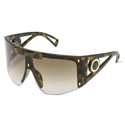 

One-piece Sunglasses For Lovers Couples Big-framed Sunglasses Europe And America Personality Comfortable Glasses 2021 Style