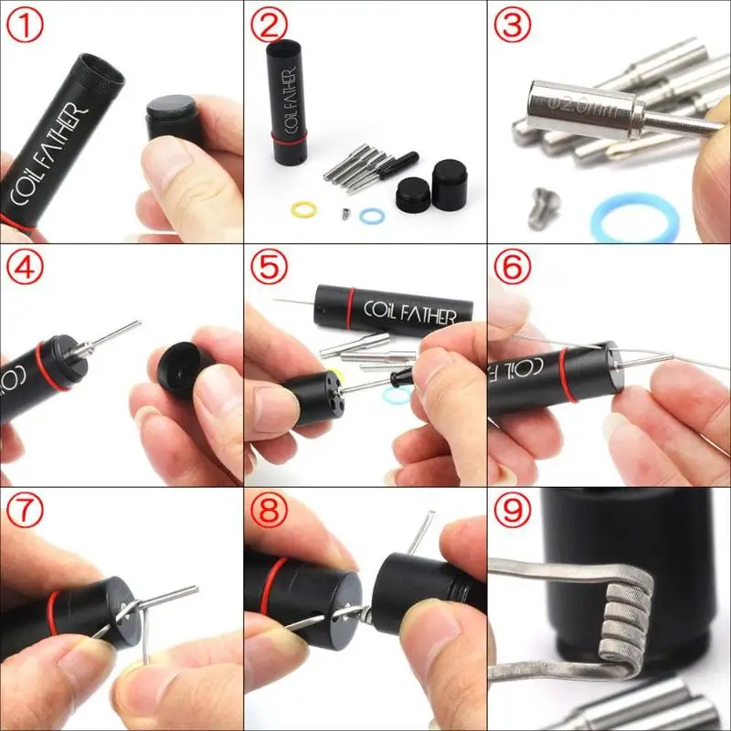 Катушки отец набор инструментов для самостоятельного провод катушки джиг V2