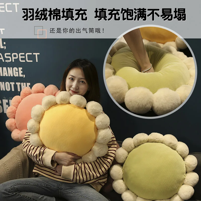 

Bay Window Pillow Cushion Girl Cute Pillow Bed Bedside Decorative Back Cushion Ins Nordic Style Sofa Living Room