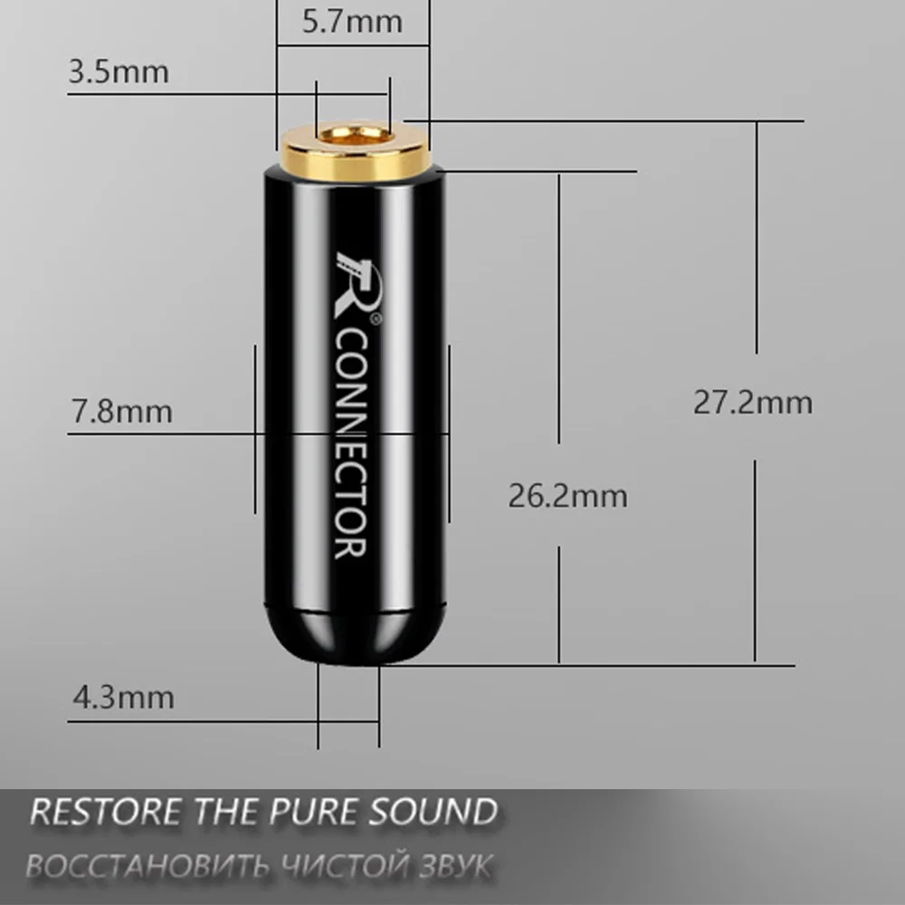 10 шт./лот 3 полюсный стерео разъем 5 мм мини в алюминиевом корпусе Гнездо проводной
