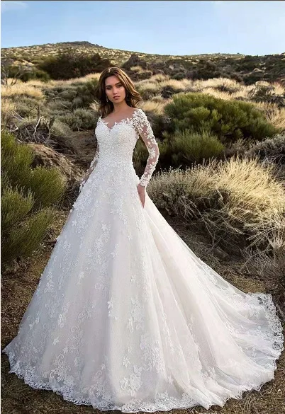 

2021 High Quality Custom Slim Mermaid Bridal Gowns White Wedding Party Dress