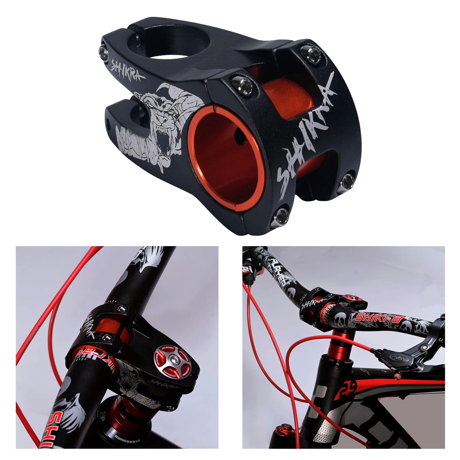 

Стержень горного велосипеда из сплава для 1-1 / 8 трубки 31,8 мм 35 мм руль короткий стержень