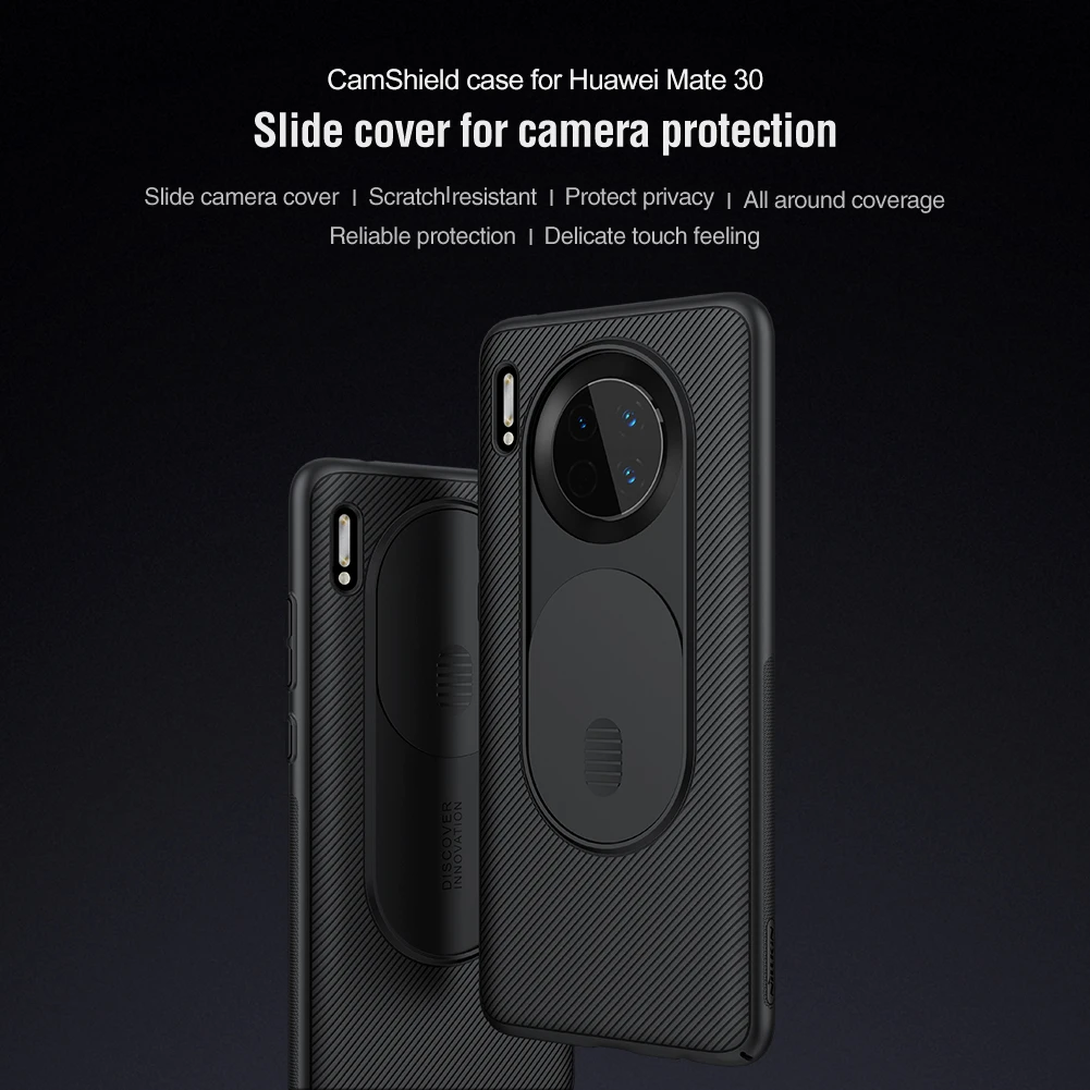 Чехол Nillkin CamShield для huawei mate 30 PC черный зеркальный чехол телефона | Мобильные