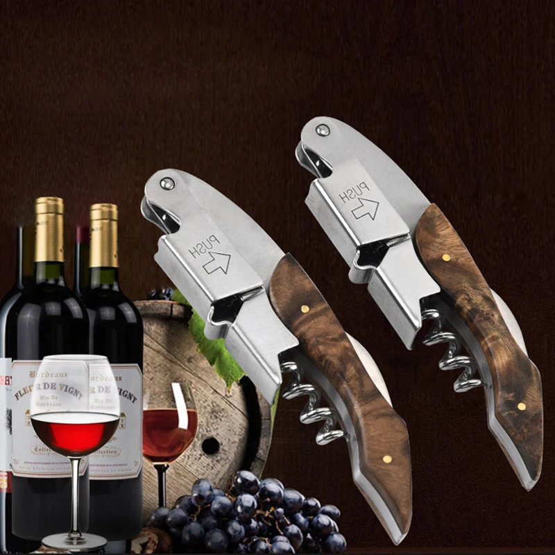 kitchen gadgets wine bottle opener kitchenware bar accessories stainless steel multi function corkscrew beer open tools openers free global shipping