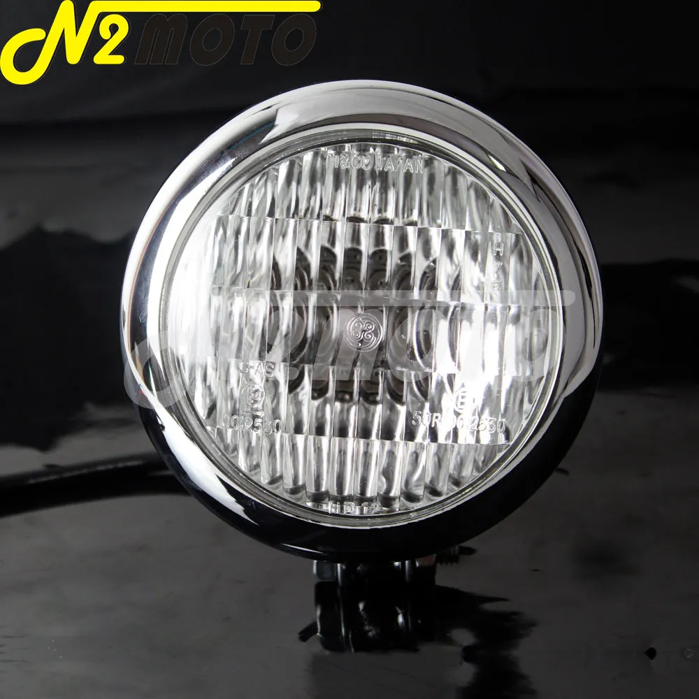 Алюминиевый головной фонарь 4 5 дюйма H4 фара ближнего и дальнего света для