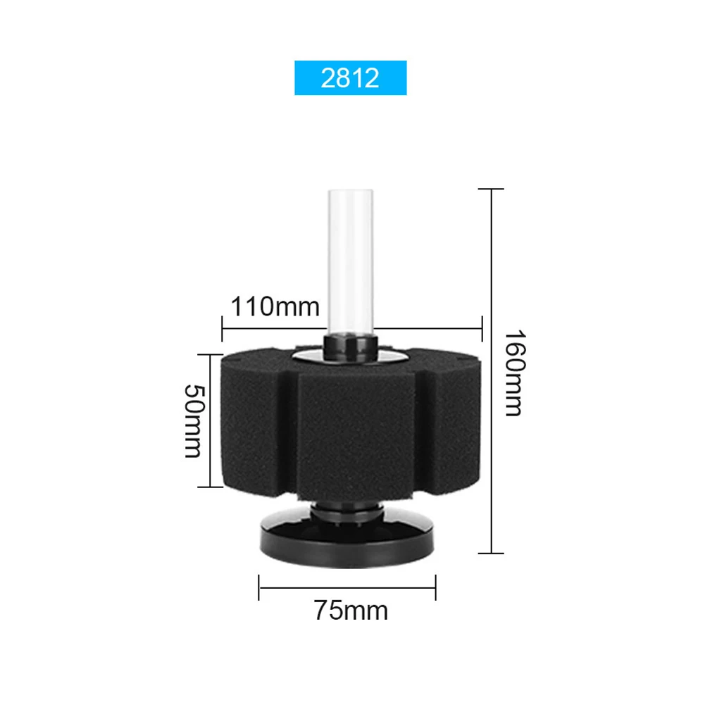Губка фильтр для аквариума воздуха скиммер с насосом Биохимический Губчатый
