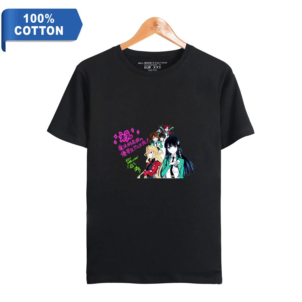 

2021 New The Irregular at Magic High School 2D Print 100% Cotton T shirt Women/Men Clothes Short Sleeve T-Shirt 1