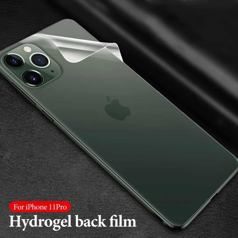 Гидрогелевая пленка 9D для iPhone XR XS 11 Pro Max X защитная экрана XsMax 11ProMax 10 задняя мягкая