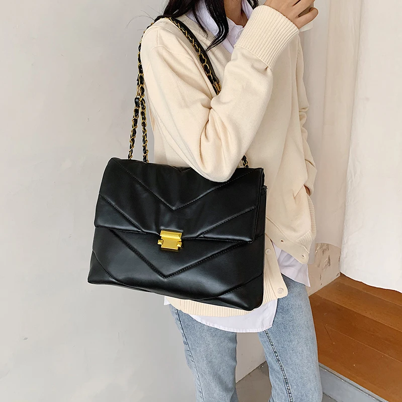 Вместительные сумки через плечо из искусственной кожи с вышивкой для женщин