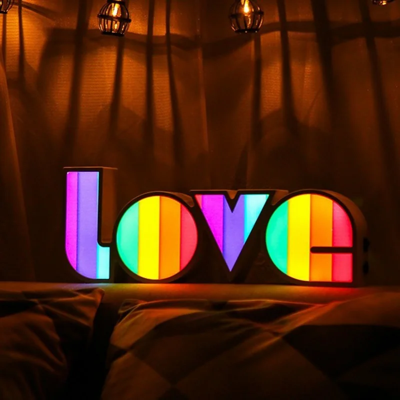 

Светодиодный Ночные огни доска с надписью «LOVE» и моделирующая лампа неоновая подсветка для праздника на свадьбу, Рождество вечерние украше...