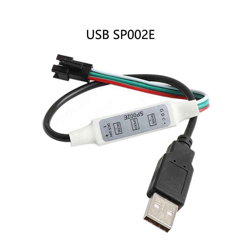 USB 3 клавиши светодиодный контроллер WS2811 WS2812 мини Диммер разъем SP002E драйвер WS2812B IC