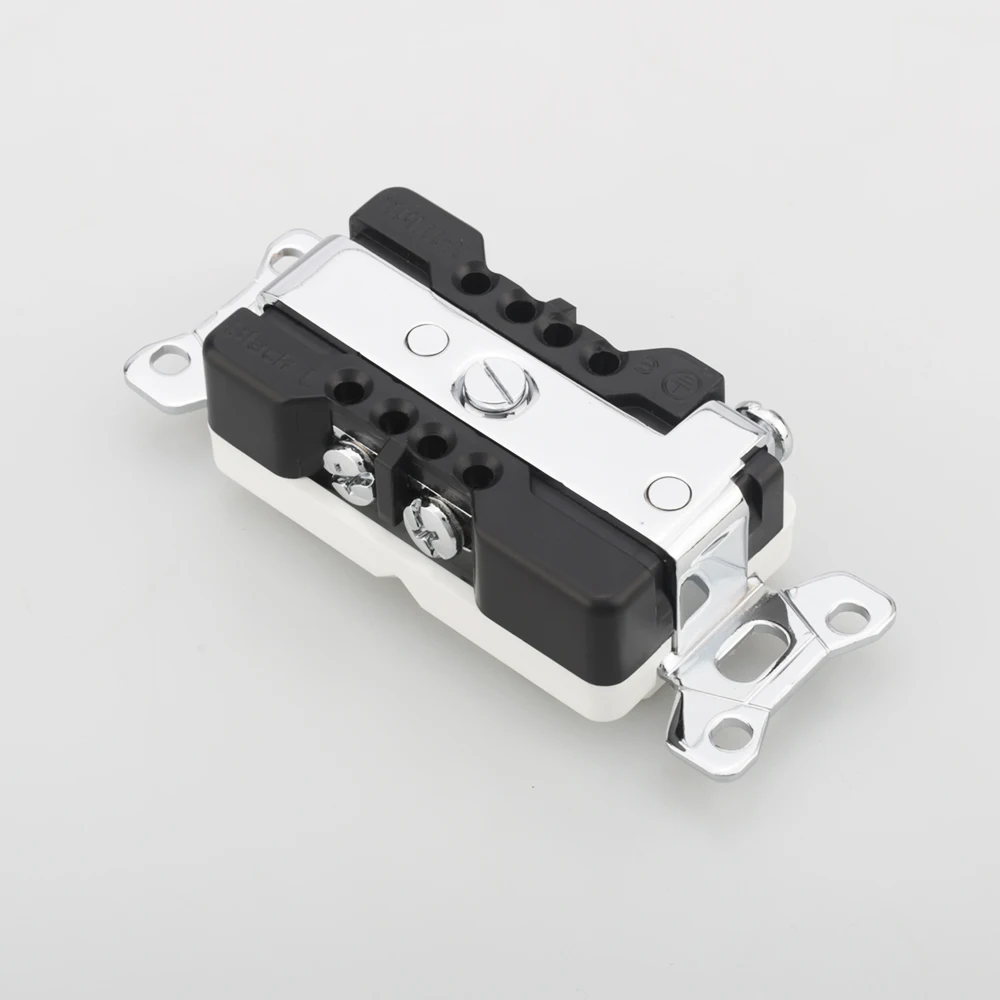 Высококачественная чистая красная медь HIFI родиевое покрытие США AC Розетка