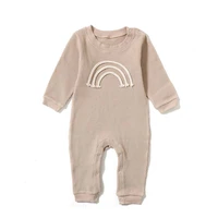 new babys one piece romper newborn long sleeve baby spring autumn baby childrens clothing o neck infant soild girl boy rompers