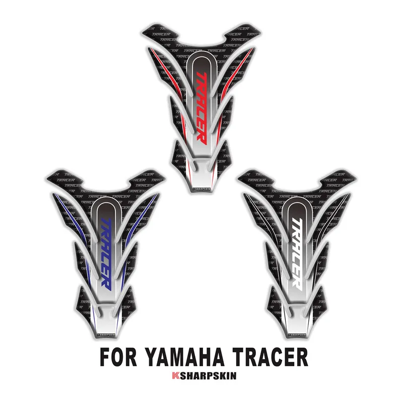 Уникальные Защитные 3D Наклейки для мотоцикла топливного бака рыбья кость