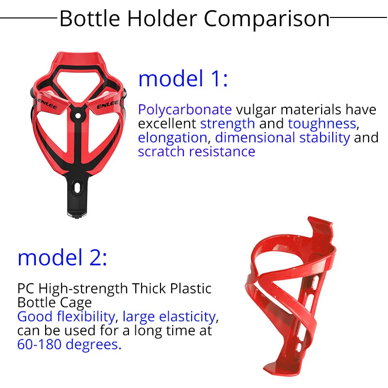 ENLEE MTB держатель для бутылки велосипеда Поликарбонат клетка дорожный горный