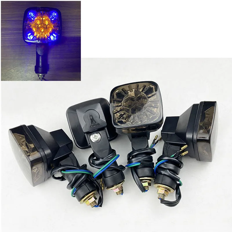 

Brand Smoked Lens Moto Indicator Rear Front Motorbike LED For Honda CG125 Motorcycle Turn Signal Light Universal Scooter Flasher