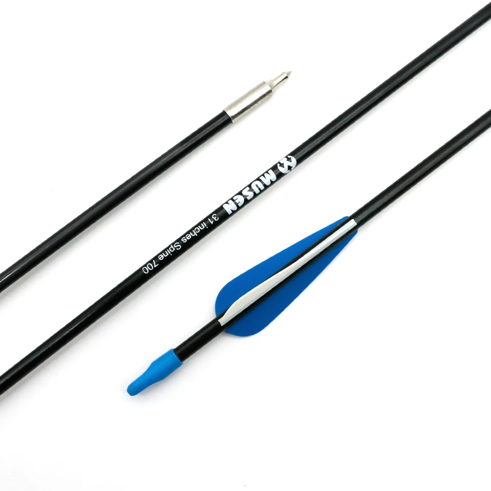 Стрелы из стекловолокна для рекурсивного лука 31 дюйм 7 мм диаметр 700 длинный лук