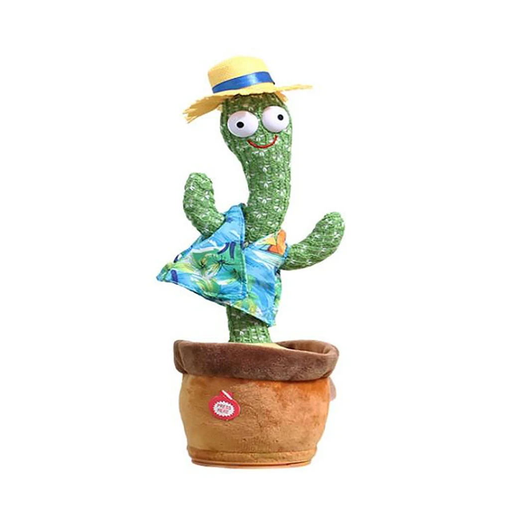 

Electronic Dancing Cactus Toy Early Childhood Educational Shake Toy Cactus Plush Toy Funny Dancing Singing Toy
