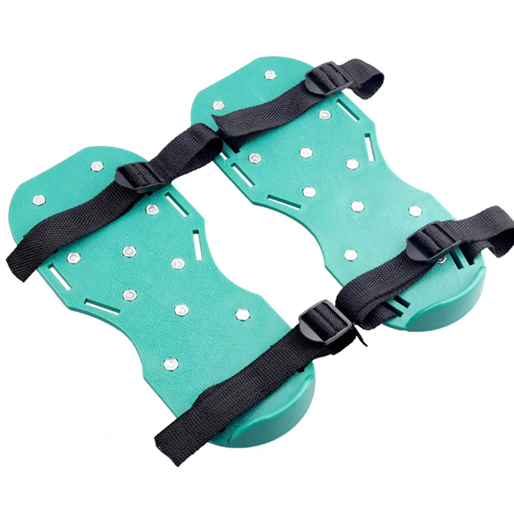 

1 Pair Grass Spiked Gardening Walking Revitalizing Lawn Aerator Sandals Nail Shoes Scarifier Nail Cultivator Yard Garden Tool