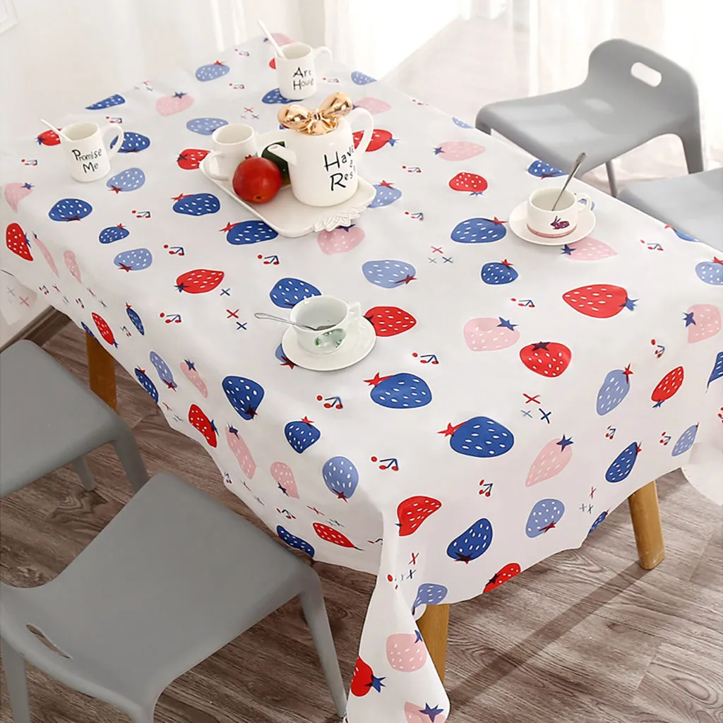 

Waterproof OilProof Table Cloth Kitchen Decorative Dining Table Cover Manteles De Mesa Rectangular Tablecloth Tapete#Y2