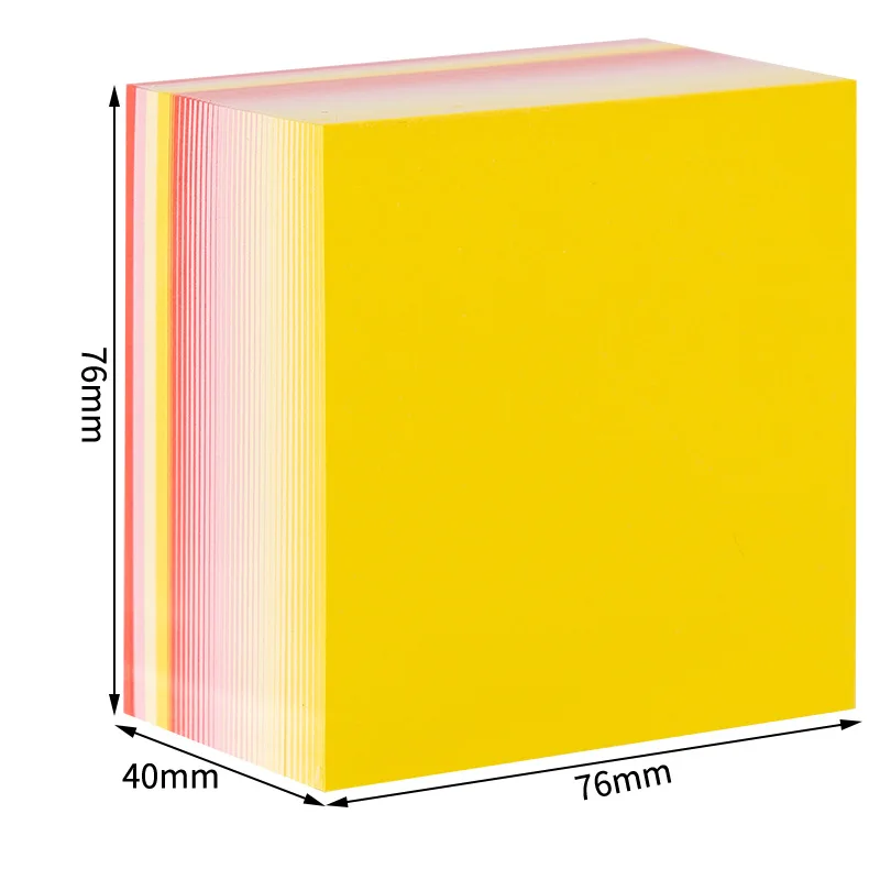 

400Sheets/pack Color Sticky Notes Index Memo Pad Scrapbooking Paper Stickers Student Kids Stationery School Office Supplies Gift