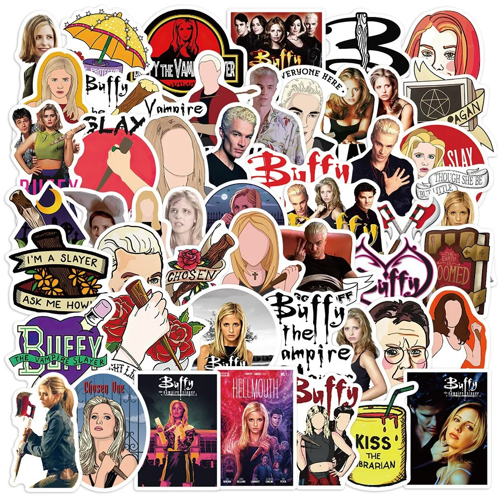 

10/30/50 шт., наклейки с граффити «рассекающий вампира»