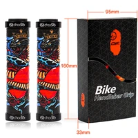 mtb grips cover bycicle parts non slip bilateral locking silicone handlebar cover bicycle silicone handlebar bicycle accessories
