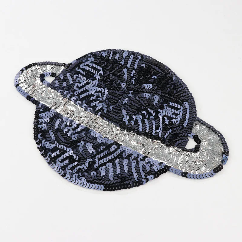 

Popular pearl Sequin, embroidery, planet Earth cloth, clothing accessories, bags, decorative stickers can be customized