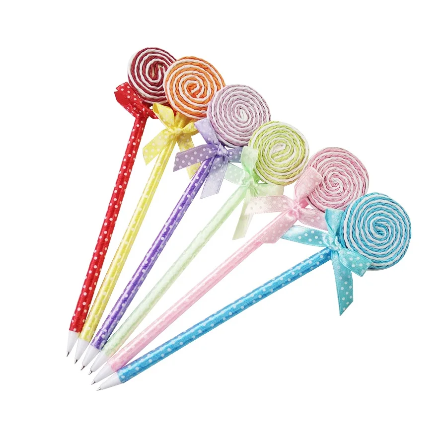 36 шт./лот Новая новинка ручки на палочке для офиса и учебы Мультяшные Красочные