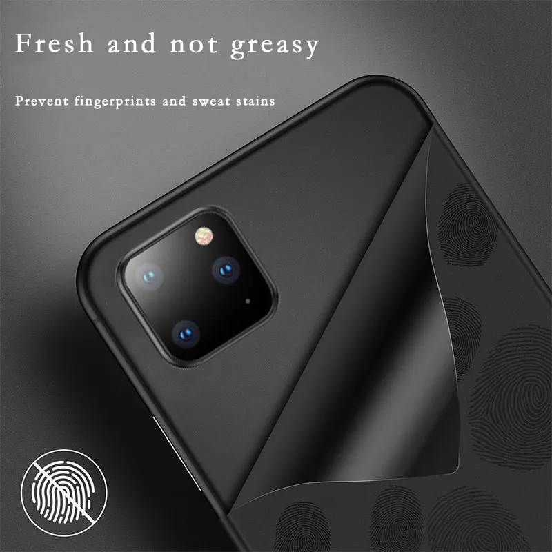 Чехол для iPhone 11 Pro Max 0 3 мм ультра тонкий PP Coque Fundas Xr Xs защитный чехол на заднюю