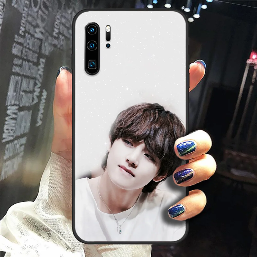 

Bangtan Boys Kim Tae Hyung Phone Case For Huawei P Mate 10 20 30 40 Pro Lite Smart 2019 2021 black Cell Pretty Hoesjes Silicone