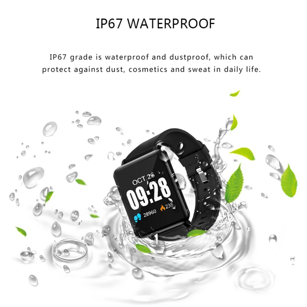 

BINSSAW Smart Watch Men Women Sports Watches Fitness Bracelet Listen Rate Monitor Blood Pressure Smartwatch Relogio IP67 + BOX