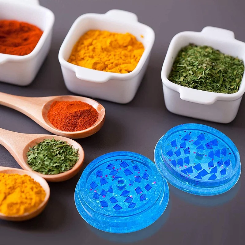 

Ashtray Resin Mold & Herb Grinder Silicone Mold, Square Jewelry Storage Box/Spice Mills Grinder Epoxy Casting Mould