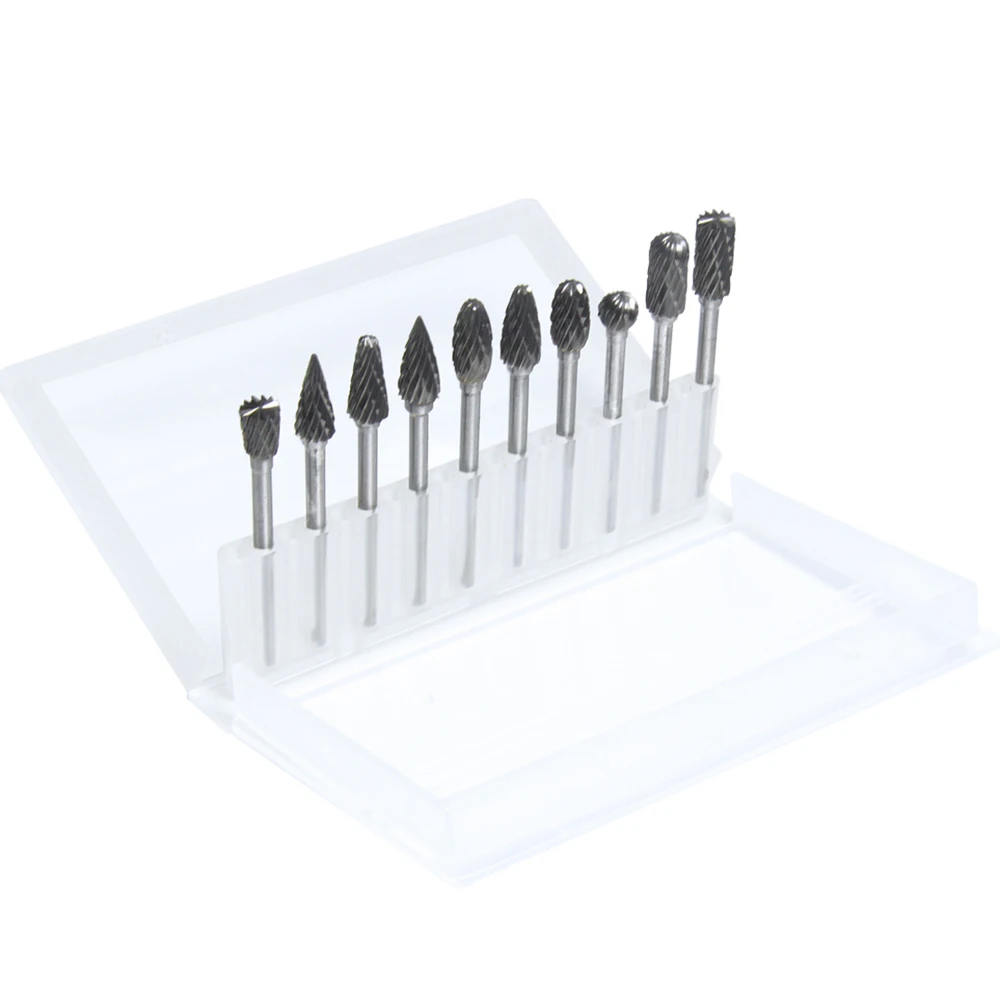 Набор фрез из карбида вольфрама комплект насадок для гравировки и резьбы
