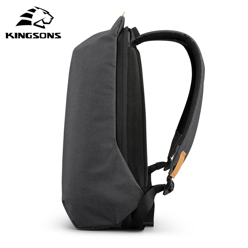 kingsons mens anti theft backpack 15 6 inch laptop bag pack usb charging mini school back pack for teenager travel hand bag new free global shipping