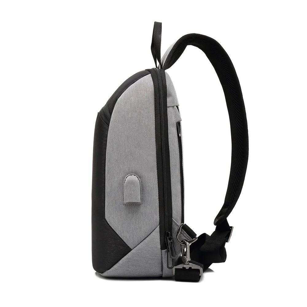 Мужская сумка Bumbag С usb зарядным карманом плотная нагрудный пакет для Ipad