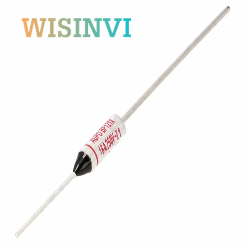 10pcs Thermal Fuse BF 121C 121 Celsius Degree 10A 16A 250V BF121 BF121X Cutoff TF Pellet TCO AUPO |