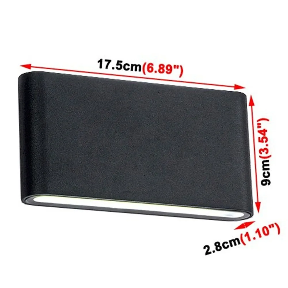 Водонепроницаемый светодиодный настенный светильник ультратонкие бра для