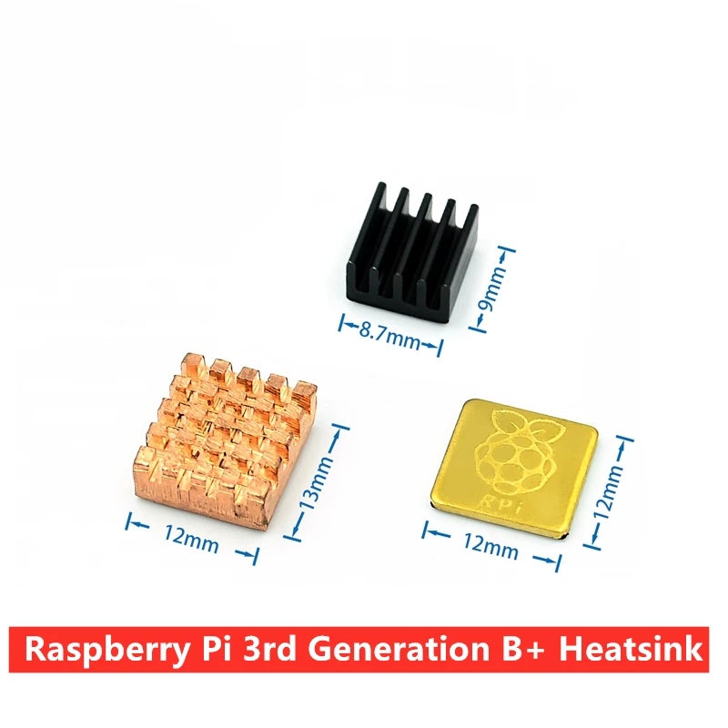 Подходит для Raspberry Pi 3-го поколения B + радиатор с клейкой наклейкой | Электронные