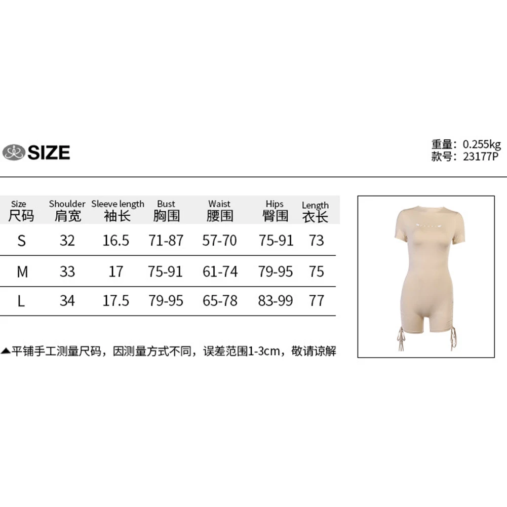 

Fashion Women's Bodysuit Women's Short Sleeve One Piece Dress Sexy Summer Alphabet One Piece Dress Slim Zipper Club Wear