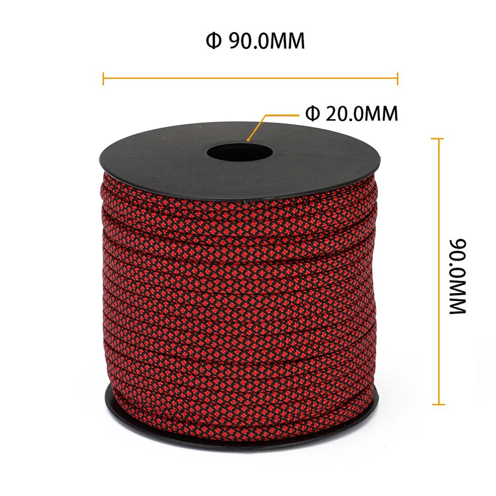 

50m/164ft Paracord Cord Camping Portable 7-Strand Parachute Outdoor Elements Lanyard Tent Rope for Hiking Camping