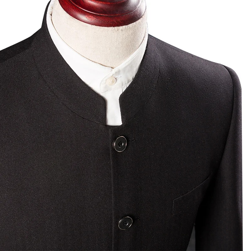 Новинка 2021 года однобортный костюм китайские смокинги для жениха туника